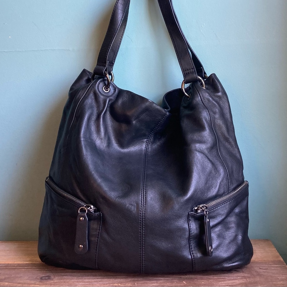 Kenneth Cole Reaction Slouchy Leather Hobo Bag